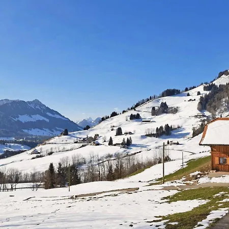Chalet Authentique Avec Magnifique Vue Cerniat Exterior photo